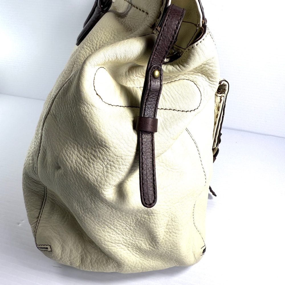 Ellen Tracy  Cream and Brown Women's Handbag - Picture 5 of 13